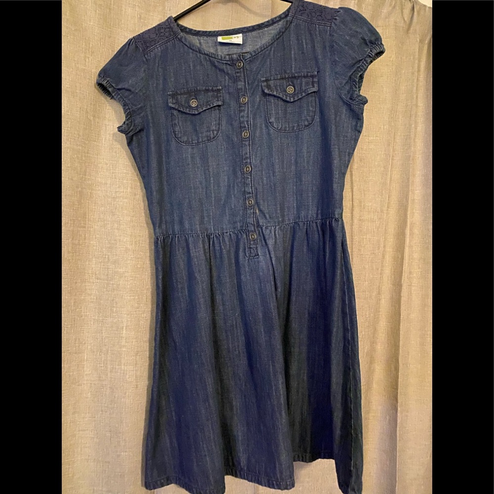 Girls denim dress